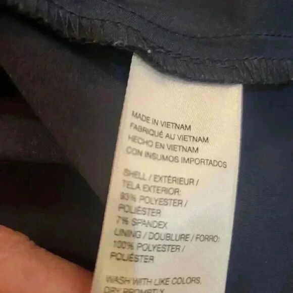 Izod Women's Navy Blue Poly/Spandex Full Golf Tennis Skirt Skort - Picture 13 of 13